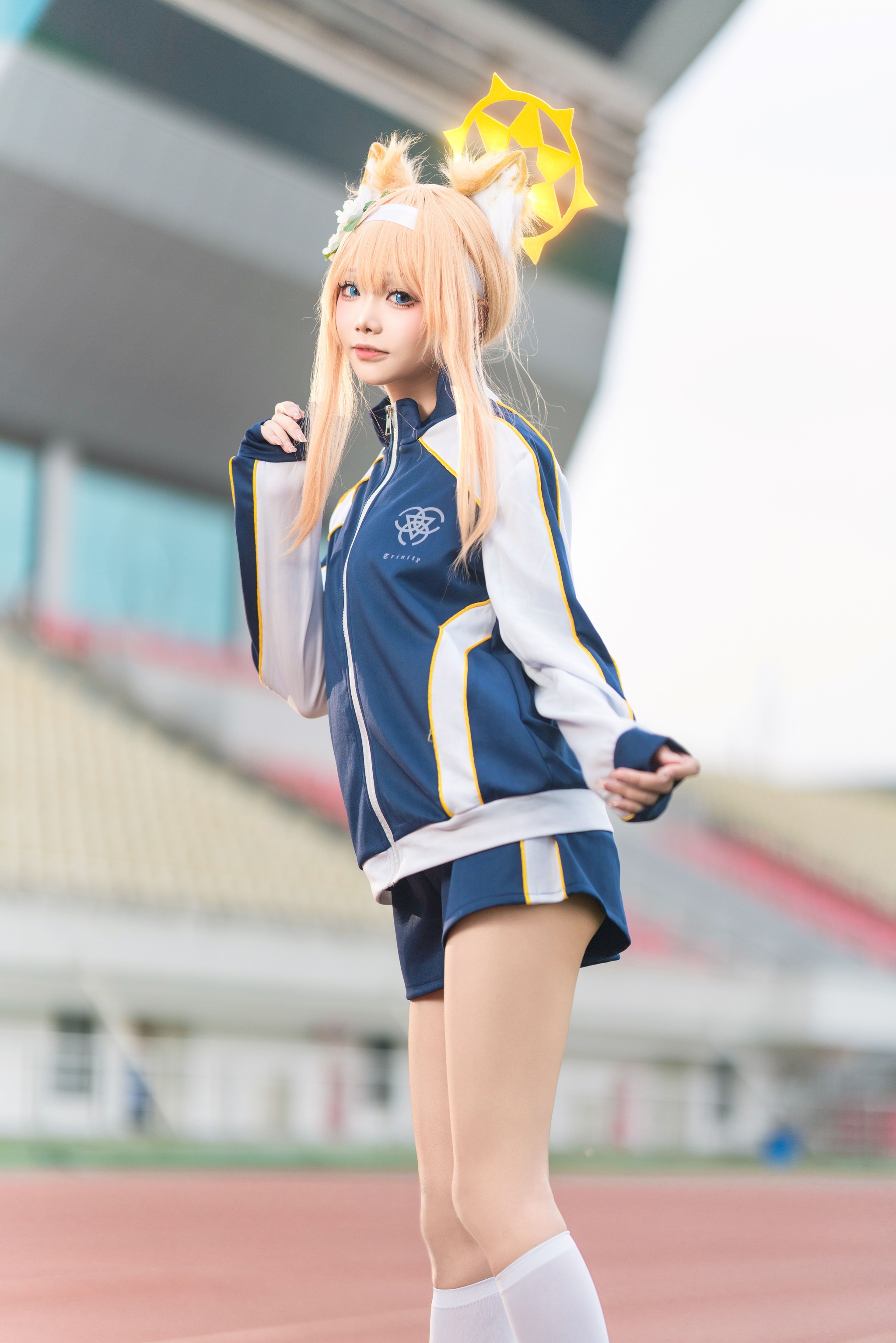 图片[1]-艾西Aiwest – NO.016 碧蓝档案 伊落玛丽 体操服 [44P]-XikXak